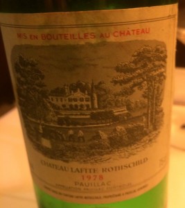 Lafite Rothschild 1978